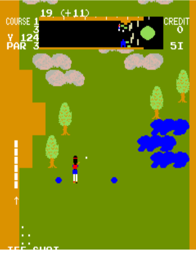 A cubist interpretation of a gold course